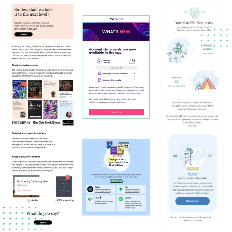 Super-fast email creation workflow.