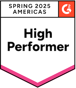 G2 High Performer Spring 2025 badge